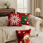Pillow Cover Velvet Front Concealed Zipper Machine-Washable