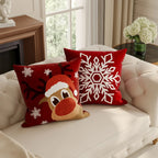 Pillow Cover Velvet Front Concealed Zipper Machine-Washable