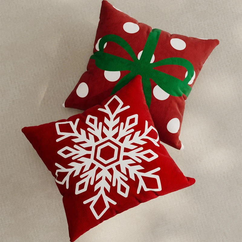 Pillow Cover Velvet Front Concealed Zipper Machine-Washable