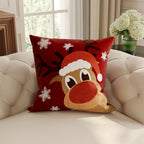 Pillow Cover Velvet Front Concealed Zipper Machine-Washable