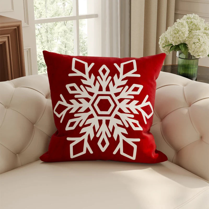 Pillow Cover Velvet Front Concealed Zipper Machine-Washable