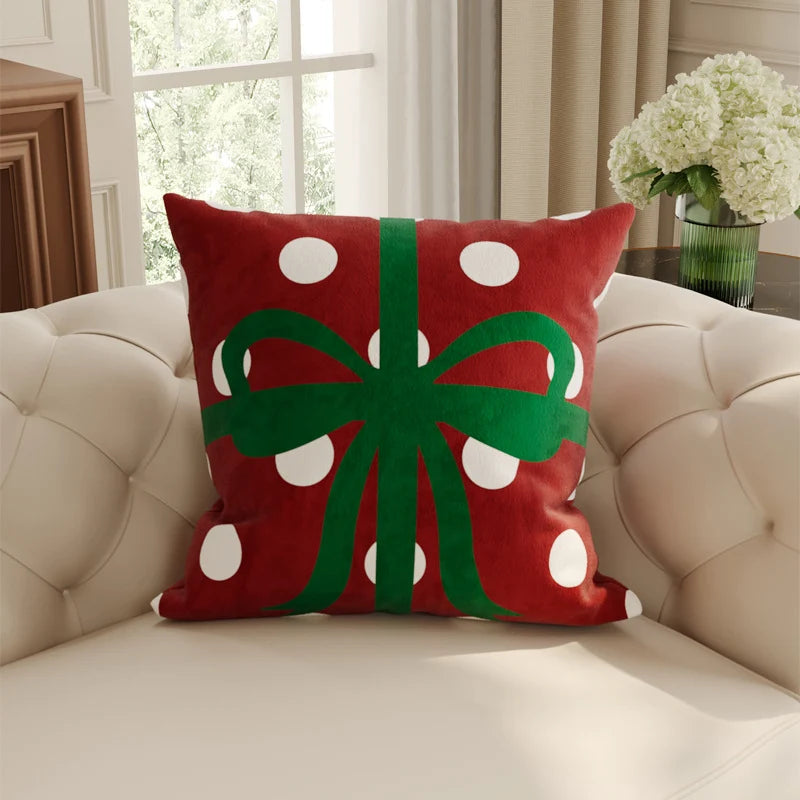 Pillow Cover Velvet Front Concealed Zipper Machine-Washable