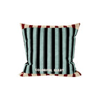 Pillow Cover Velvet Striped Contrast Piped Border
