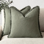 Pillow Covers 45x45 Cm Cotton-Linen Hidden Zipper