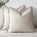 Pillow Covers 45x45 Cm Cotton-Linen Hidden Zipper