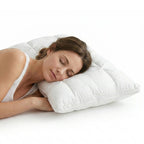 Pillow Quilted Cooling Ice-Silk Microfiber Fill Medium-Firm Support
