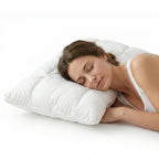 Pillow Quilted Cooling Ice-Silk Microfiber Fill Medium-Firm Support