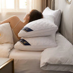 Pillow Set 2-Pack Hypoallergenic Medium-Firm 3D Microfiber