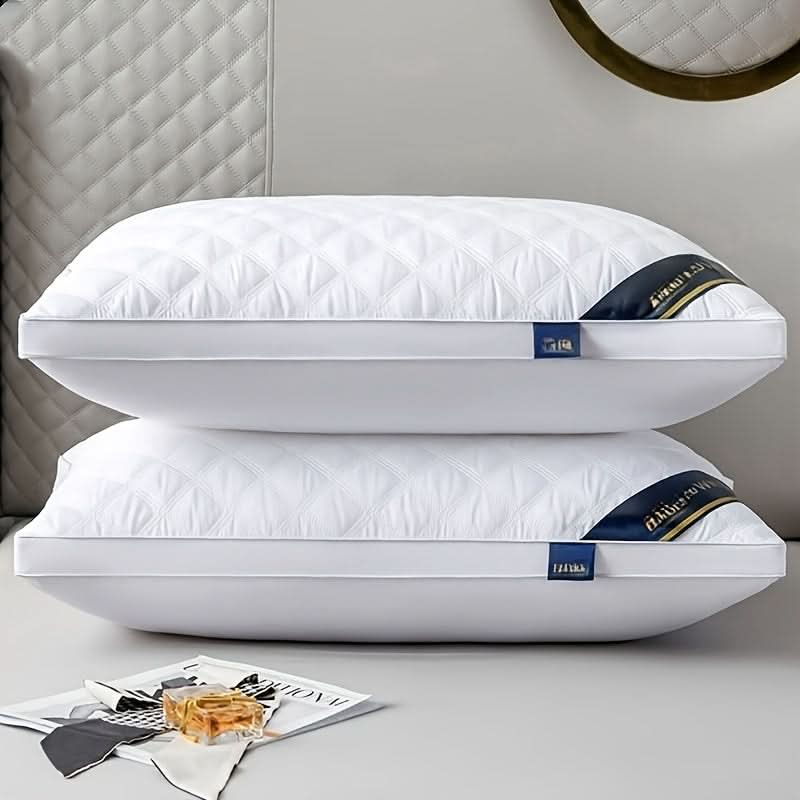 Pillow Set 2-Pack Hypoallergenic Medium-Firm 3D Microfiber