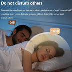 Pillow Speaker Bone Conduction Ultra-Slim 8-Hour Playback