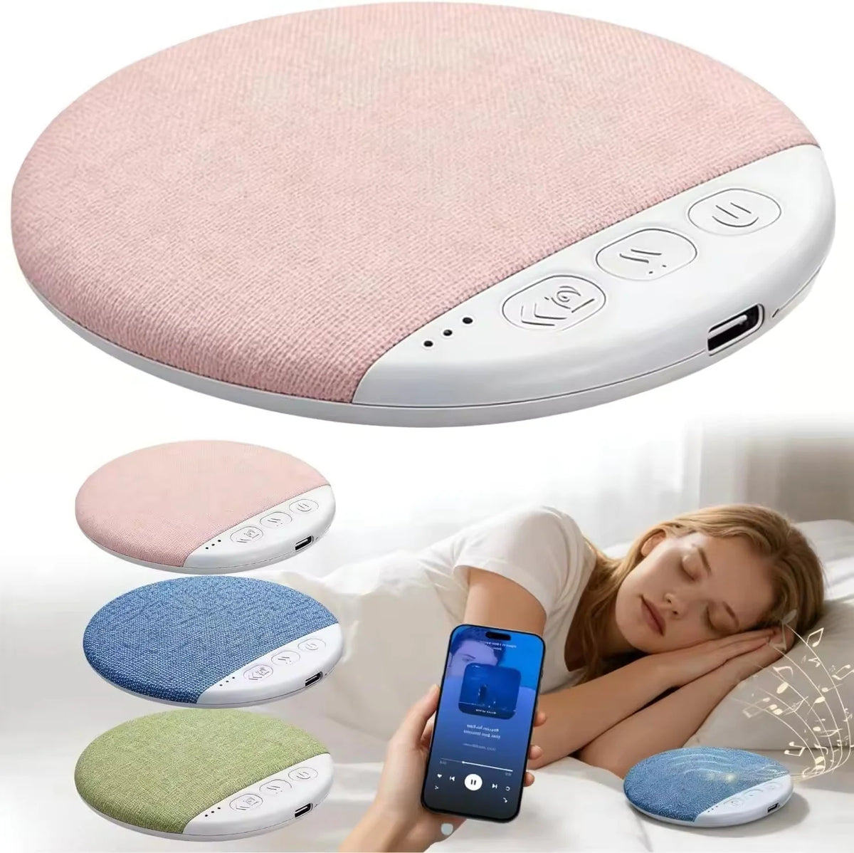Pillow Speaker Ultra Thin V6.0 Wireless White Noise