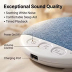 Pillow Speaker Wireless Ultra Thin Built-In White Noise