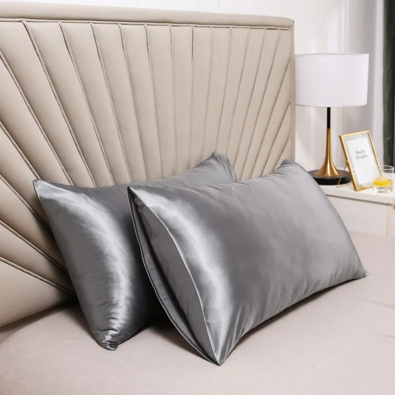 Pillowcase 100% Mulberry Silk Smooth Hypoallergenic Surface
