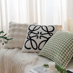 Pillowcase Faux Fur Ribbed Wave Concealed Zipper