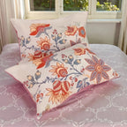 Pillowcase Set Rustic Floral Cotton Breathable