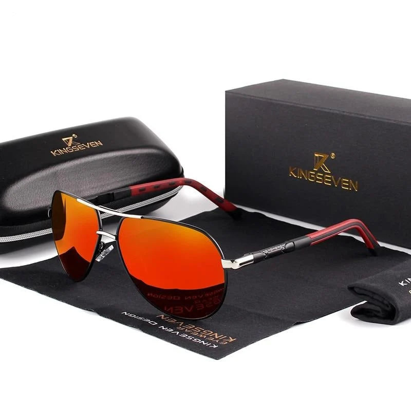Pilot Sunglasses Polarized UV400 Aluminum Frame