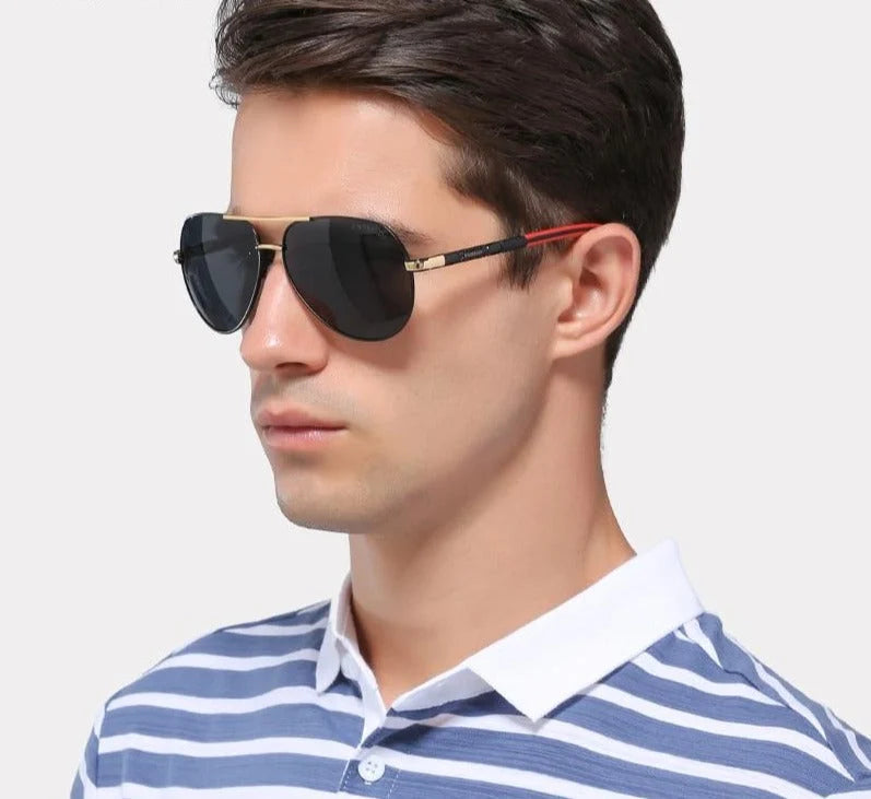 Pilot Sunglasses Polarized UV400 Aluminum Frame