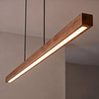 Pine & Black Walnut Energy-Efficient LED Pendant Light