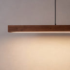 Pine & Black Walnut Energy-Efficient LED Pendant Light