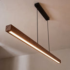 Pine & Black Walnut Energy-Efficient LED Pendant Light