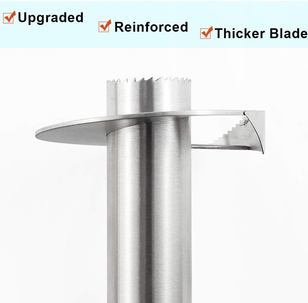 Pineapple Corer Serrated Stainless Steel & Detachable Handle