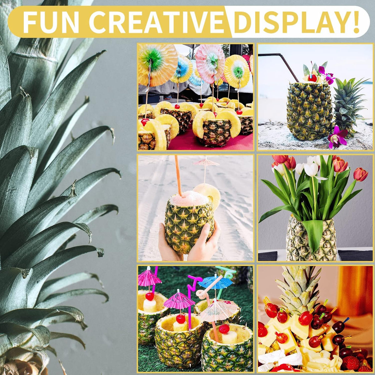 Pineapple Corer Serrated Stainless Steel & Detachable Handle