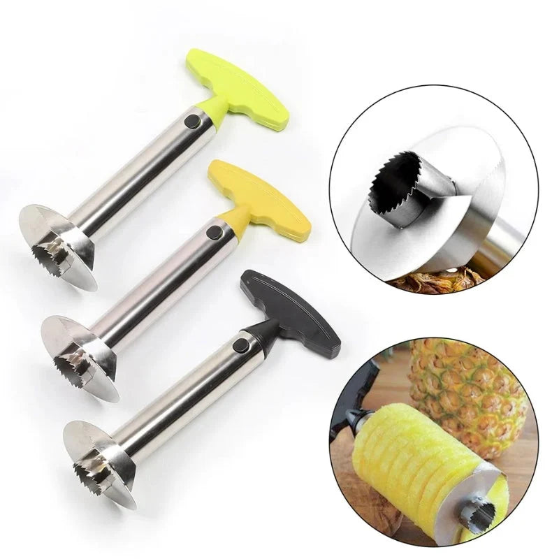 Pineapple Corer & Slicer Ergonomic Handle Stainless Steel Blade