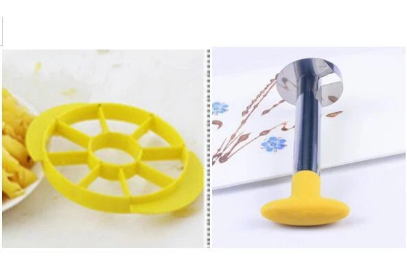 Pineapple Corer & Slicer Ergonomic Handle Stainless Steel Blade