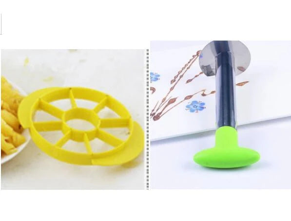 Pineapple Corer & Slicer Ergonomic Handle Stainless Steel Blade