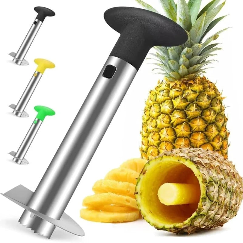 Pineapple Corer & Slicer Ergonomic Handle Stainless Steel Blade