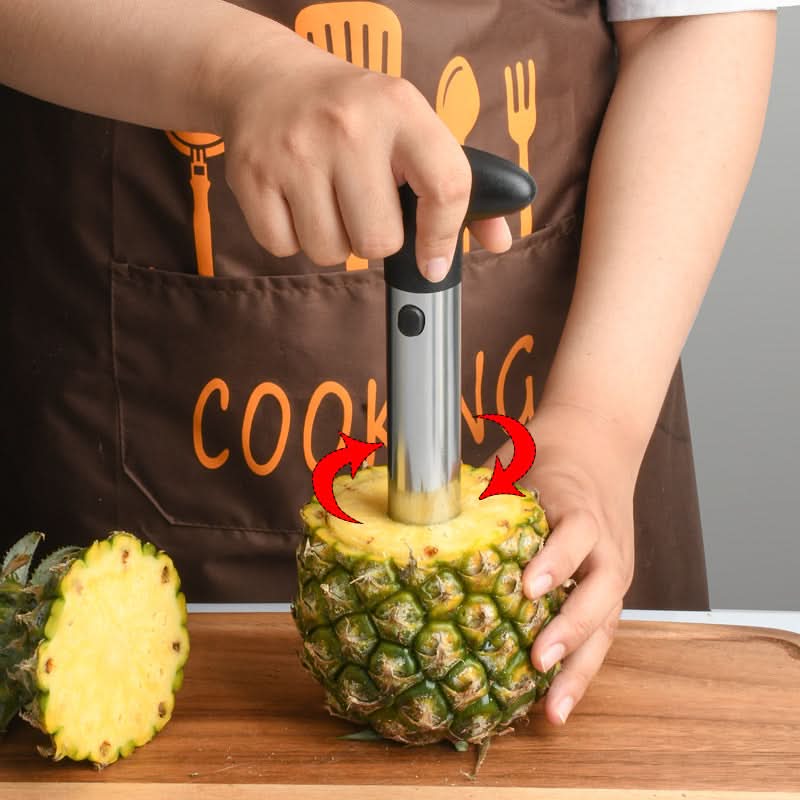 Pineapple Corer & Slicer Stainless Steel Blade Ergonomic Handle