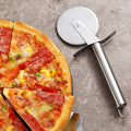 Pizza Cutter Stainless Steel Rolling Wheel Ergonomic Handle