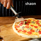 Pizza Cutter Stainless Steel Rolling Wheel Ergonomic Handle