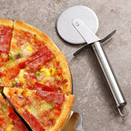 Pizza Cutter Stainless Steel Rolling Wheel Ergonomic Handle