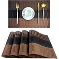 Placemat Set Heat-Resistant Water-Repellent Non-Slip