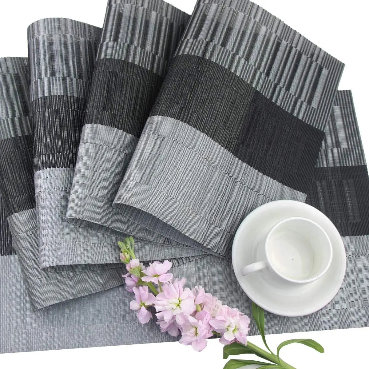 Placemat Set Heat-Resistant Water-Repellent Non-Slip