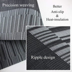 Placemat Set Heat-Resistant Water-Repellent Non-Slip