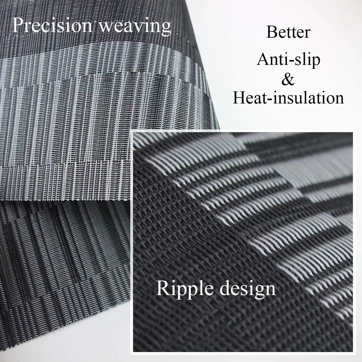 Placemat Set Heat-Resistant Water-Repellent Non-Slip