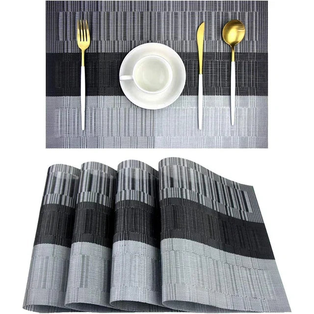 Placemats Set Of 4 Heat-Resistant Non-Slip