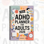 Planner Adult ADHD Structured Daily & Weekly Dated 2026