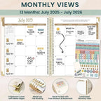 Planner Stencil Set Transparent Mylar Straight Lines & Checklists