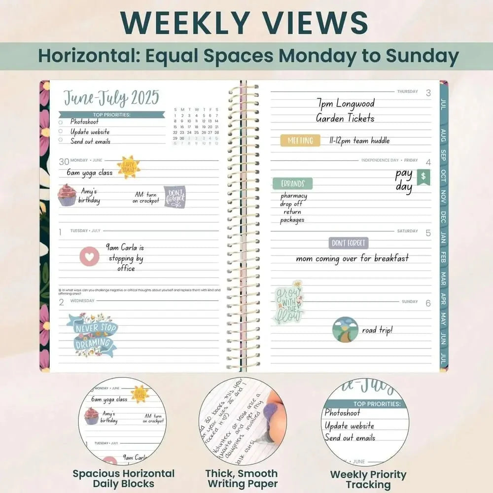 Planner Stencil Set Transparent Mylar Straight Lines & Checklists
