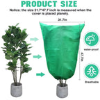 Plant Frost Protection Cover Breathable Nonwoven Zipper & Drawstring
