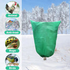 Plant Frost Protection Cover Breathable Nonwoven Zipper & Drawstring