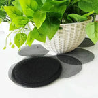 Plant Pot Drainage Screen Glass Fiber Prevents Soil Spillage