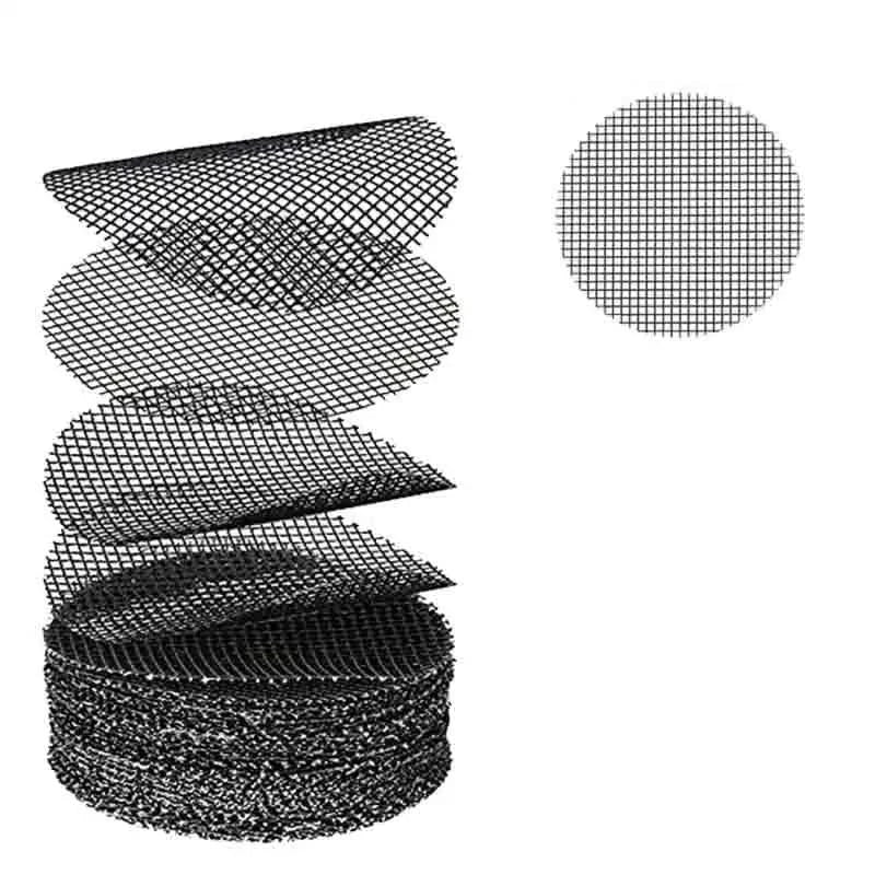 Plant Pot Drainage Screen Glass Fiber Prevents Soil Spillage