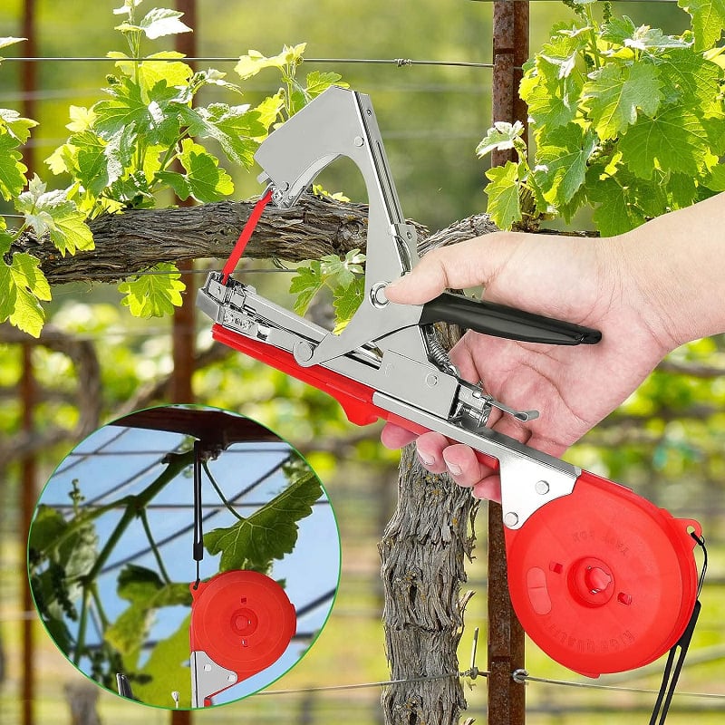 Plant Tying Tool Handheld Stainless Steel Soft Tape