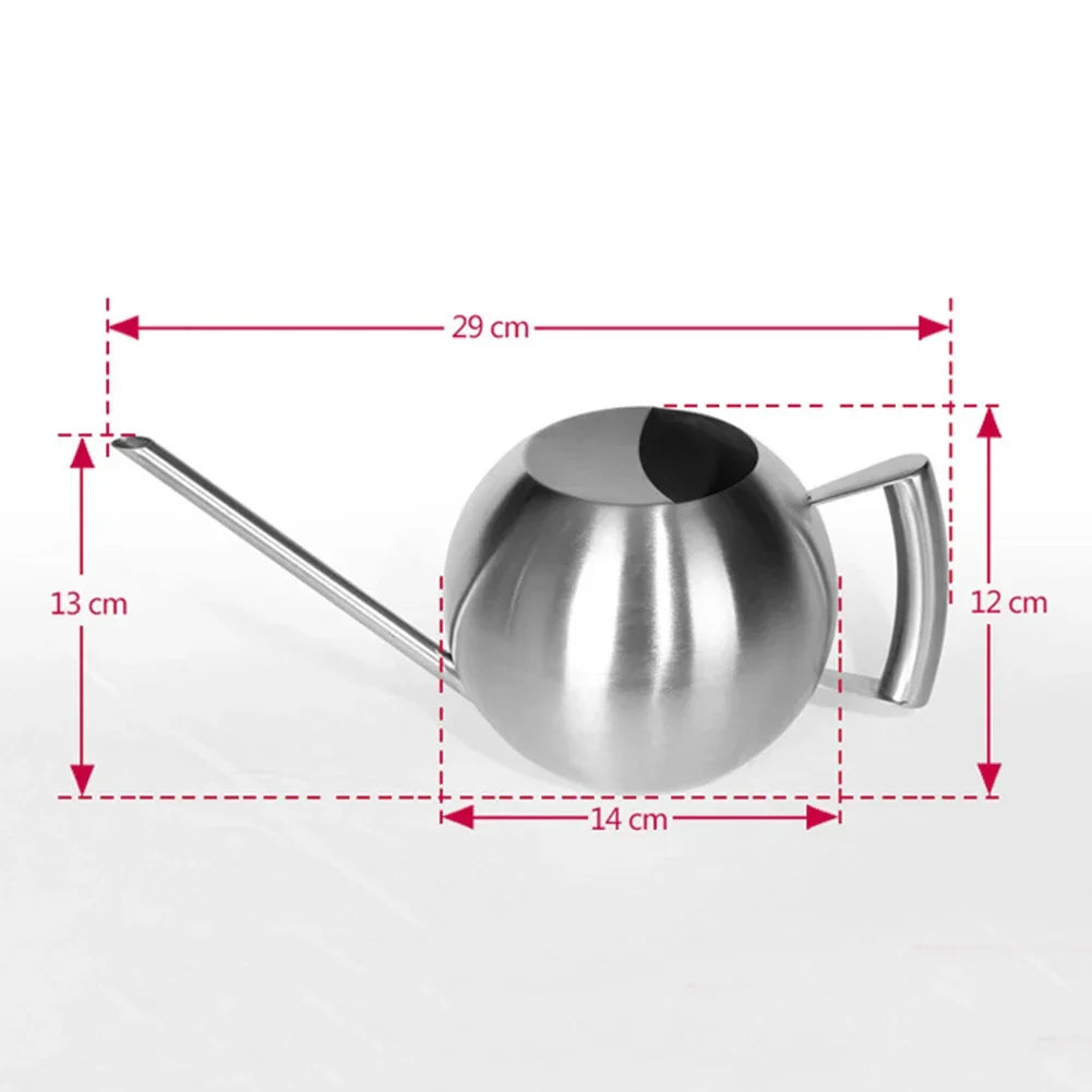 Plant Watering Can Stainless Steel 1.6 Quart