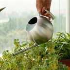 Plant Watering Can Stainless Steel 1.6 Quart