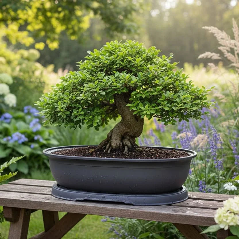 Planter Breathable Rectangular Plastic Bonsai & Succulents